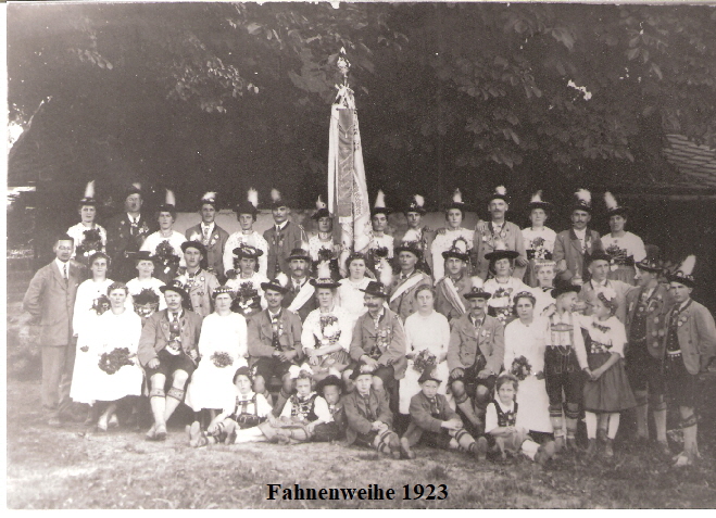 2. Trachtenverein Reichertsheim Fahnenweihe 15.07.1923