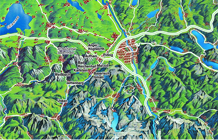 Karte Bad Reichenhall